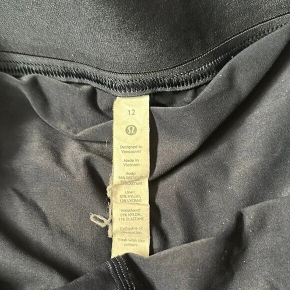 Lululemon Court Rival Navy Tennis Pickleball skirt (regular) - Picture 12 of 15